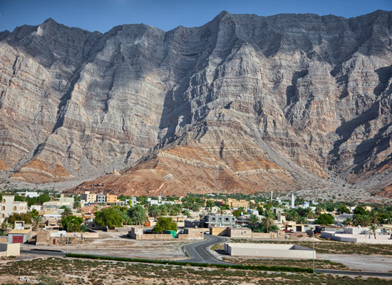 Les montagnes de Bukha  Paysages Oman