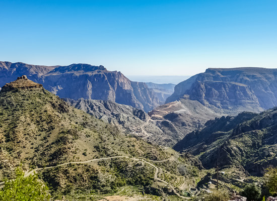 Le djebel Akhdar paysages Oman