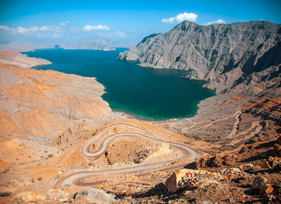 Le fjord de Khor Najd paysages Oman