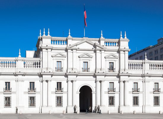 Le palais de la Moneda Santiago du Chili