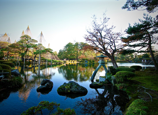 Kenroku-en jardins japonais