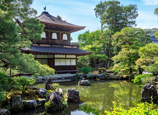 Le pavillon d’Argent temple japonais