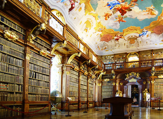 La bibliothèque de l’abbaye de Melk