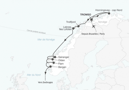 LA CROISIÈRE DE L'EXPRESS : Croisière cap Nord, îles Lofoten et Fjords