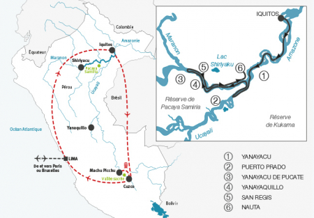 L'Amazone, la Vallée sacrée, Cuzco et le Machu Picchu