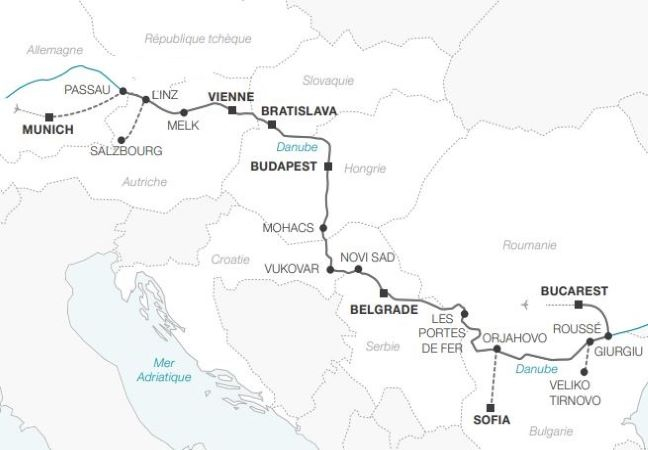 Une sélection NOTRE TEMPS : Croisière de Munich à Bucarest, toute l'Europe centrale